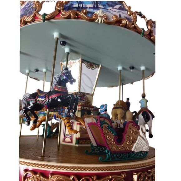 Mr. Christmas Carousel Holiday Carousel With Lights & Music multicolor - Picture 4 of 11